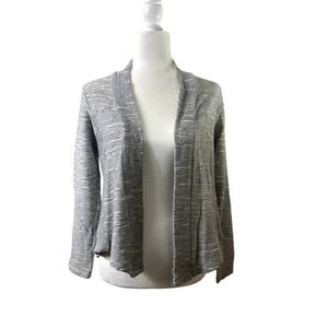 Sweet Gray Open Cardigan Sweater Feminine Cottage Core Medium
